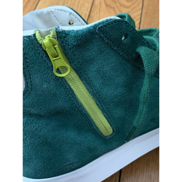 Nike Blazer Mid AB Green Suede Mid 473442-300 Vintage 2011 Size 10.5 Shoes - Picture 3 of 9